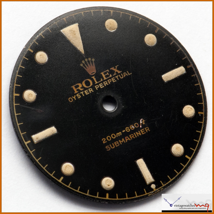 Rolex Dial Submariner Ref 5512 Gilt Dial Very Rare 