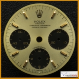 Dial Rolex Oyster Cosmograph Yellow Dial for Gold Case Ref 6263, 6265 . Stock #125-CSD