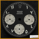 Dial Rolex Oyster Cosmograph "The Arabian Knight" Black Matte Dial 6263, 6265. Stock #114-CSDB