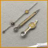 One Set Gilt Hands Rolex Aged Lume. Stock #HOOLU-1570