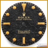 Rolex Dial Submariner Ref 5512 - 5513 Super Glossy & Depth Gilt Dial 2 Lines Look Vintage. Stock #182-DG