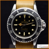 Rolex Submariner Pointed Crown Guard Ref 5512 Light Brown Gilt Dial four Lines Very Rare !